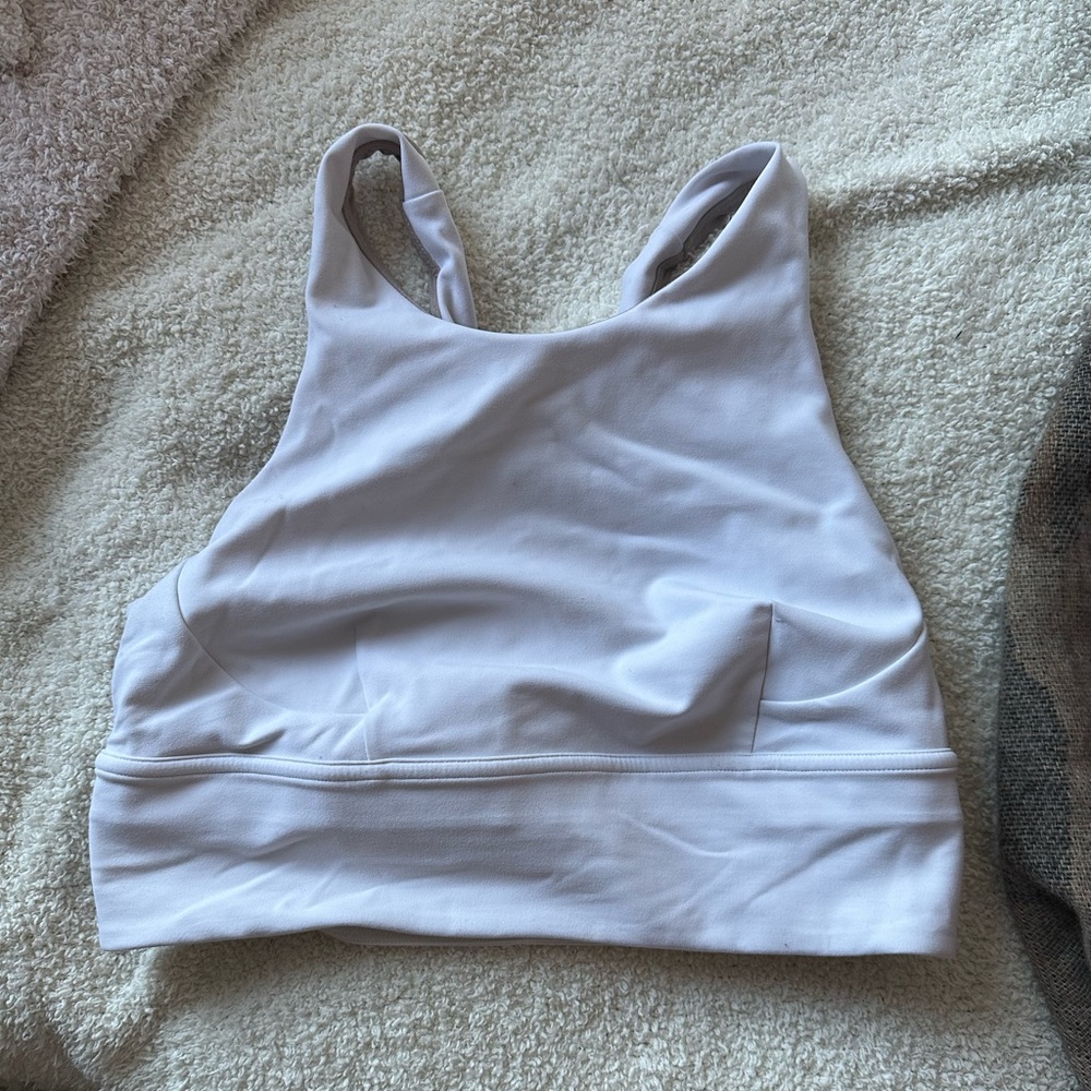 Lululemon White Sports Bra